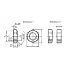 Гайка низкая ГОСТ 5916-70