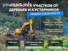 Расчистка территорий от деревьев и пней от 1 Га